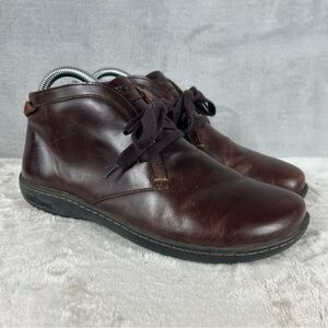 Birkenstock Scarba Brown Leather Chukka Shoes EU 37 L US Women’s 6/6.5